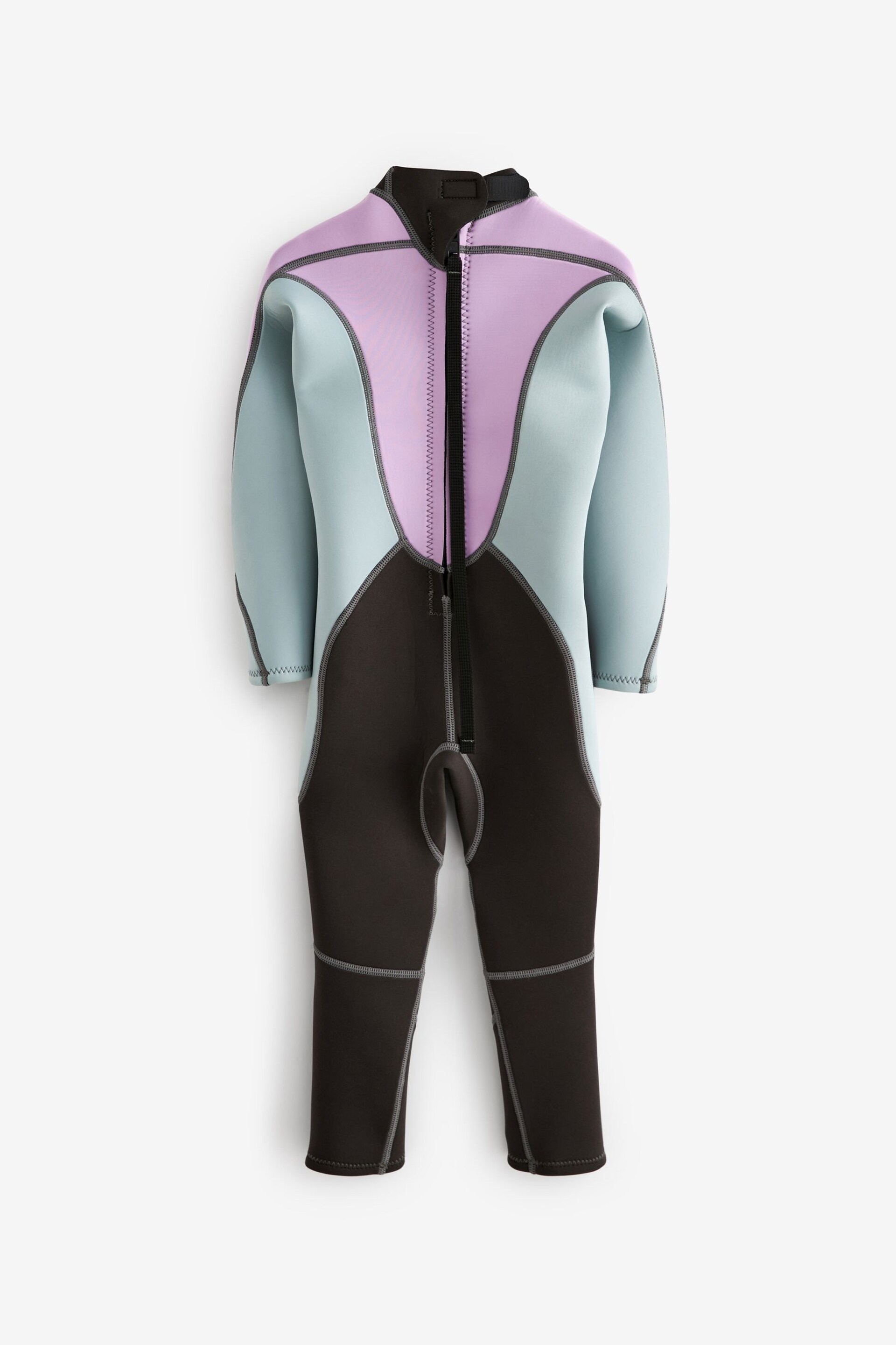 Black/Purple 3mm Neoprene Wetsuit (1-16yrs) - Image 6 of 8