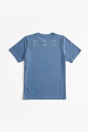 Abercrombie & Fitch Blue Active Sports Short Sleeve T-Shirt - Image 2 of 2