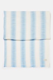 Joules Orla Blue/White Scarf - Image 4 of 5