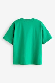 Green Varsity Short Sleeve Graphic T-Shirt (3-16yrs) - Image 6 of 7