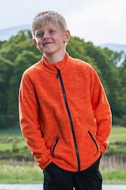 Mountain Warehouse Orange Snowdonia II Kids Full Zip Fleece - Image 1 of 5