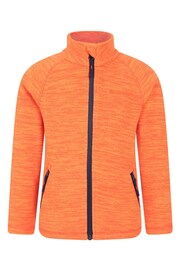 Mountain Warehouse Orange Snowdonia II Kids Full Zip Fleece - Image 2 of 5