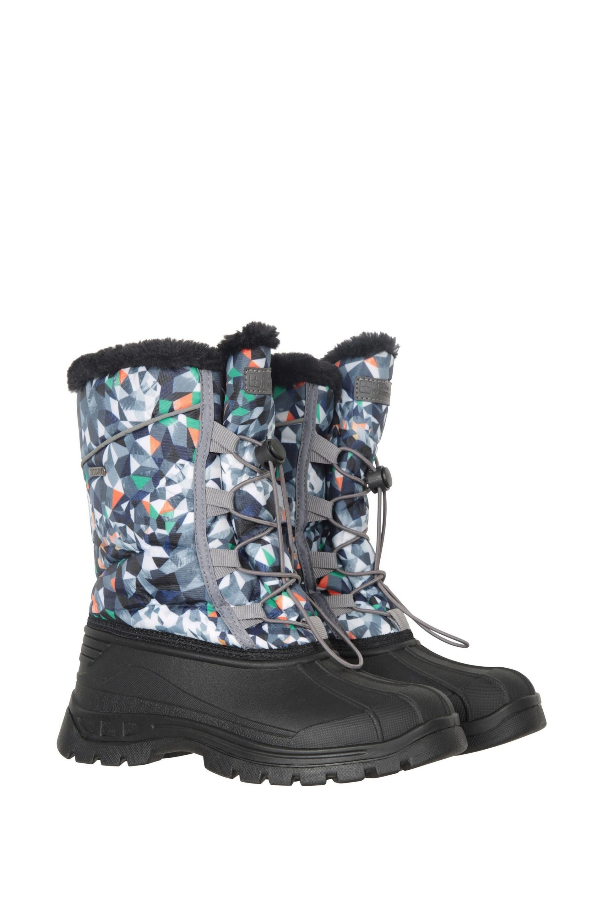 Mountain Warehouse Multi Kids Whistler Sherpa Lined Snow Boots - Image 1 of 6