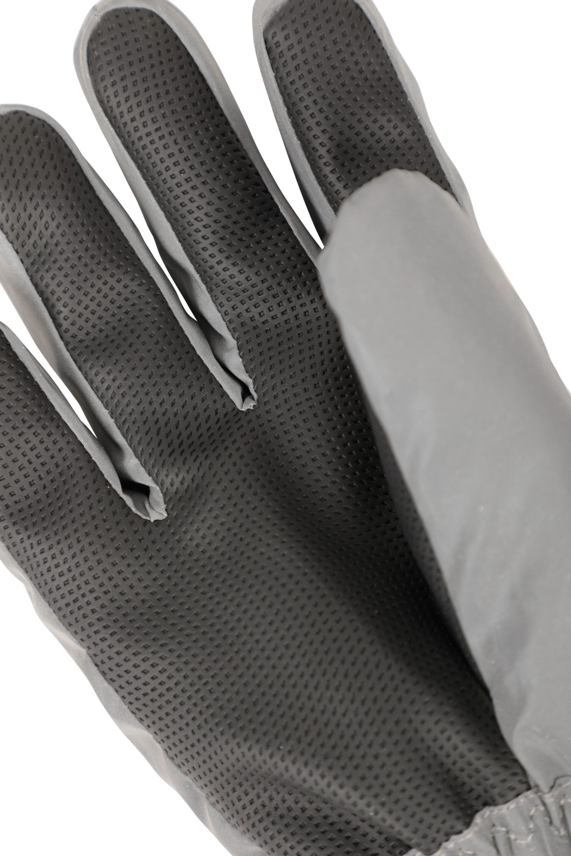 Mountain Warehouse Grey Reflective Kids Fleece Lined Gloves - Image 4 of 5