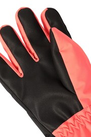 Mountain Warehouse Red Extreme Kids Waterproof Fleece Lined Ski Gloves - Image 4 of 6