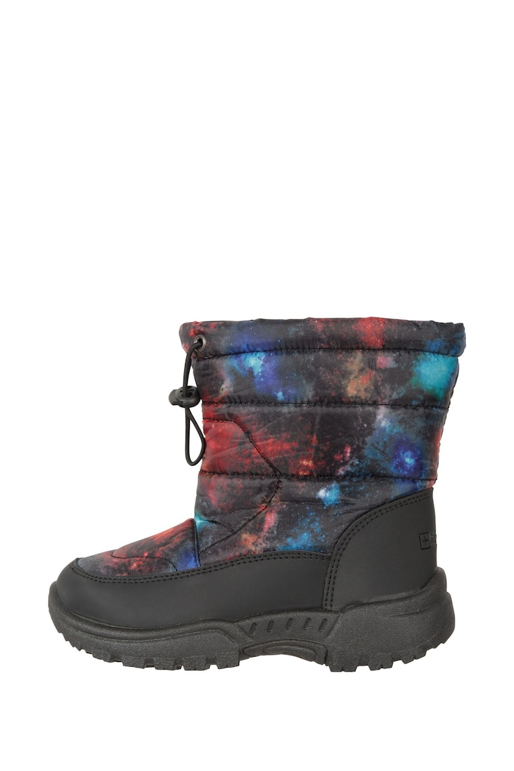 Mountain Warehouse Black Dark Toddler Caribou Printed Adaptive Snow Boots - Image 2 of 6