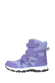 Mountain Warehouse Purple Kids Slope Softshell Snow Boots - Image 2 of 6