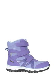 Mountain Warehouse Purple Kids Slope Softshell Snow Boots - Image 3 of 6