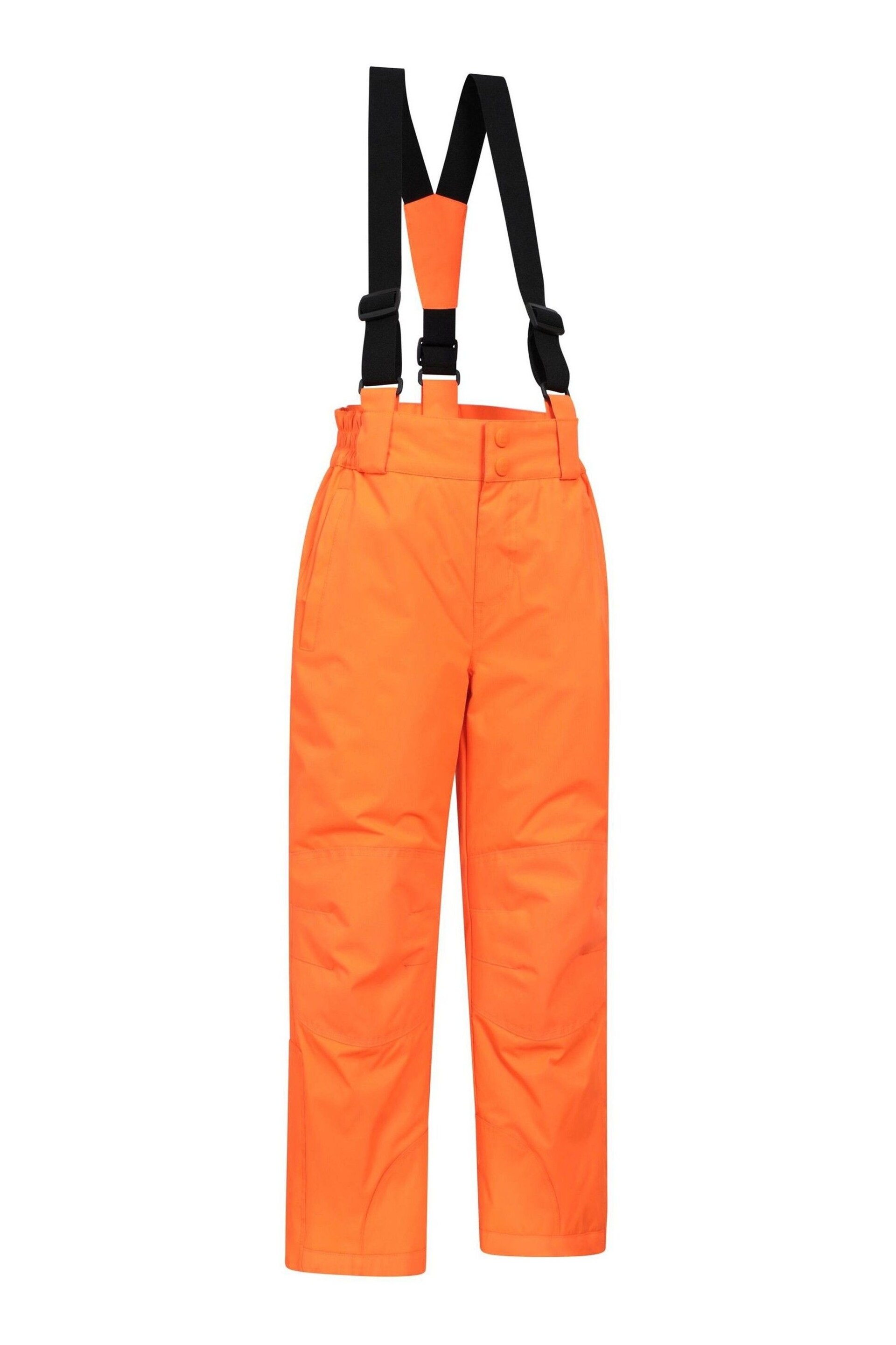 Mountain Warehouse Orange Raptor Snow Kids Trousers - Image 1 of 6