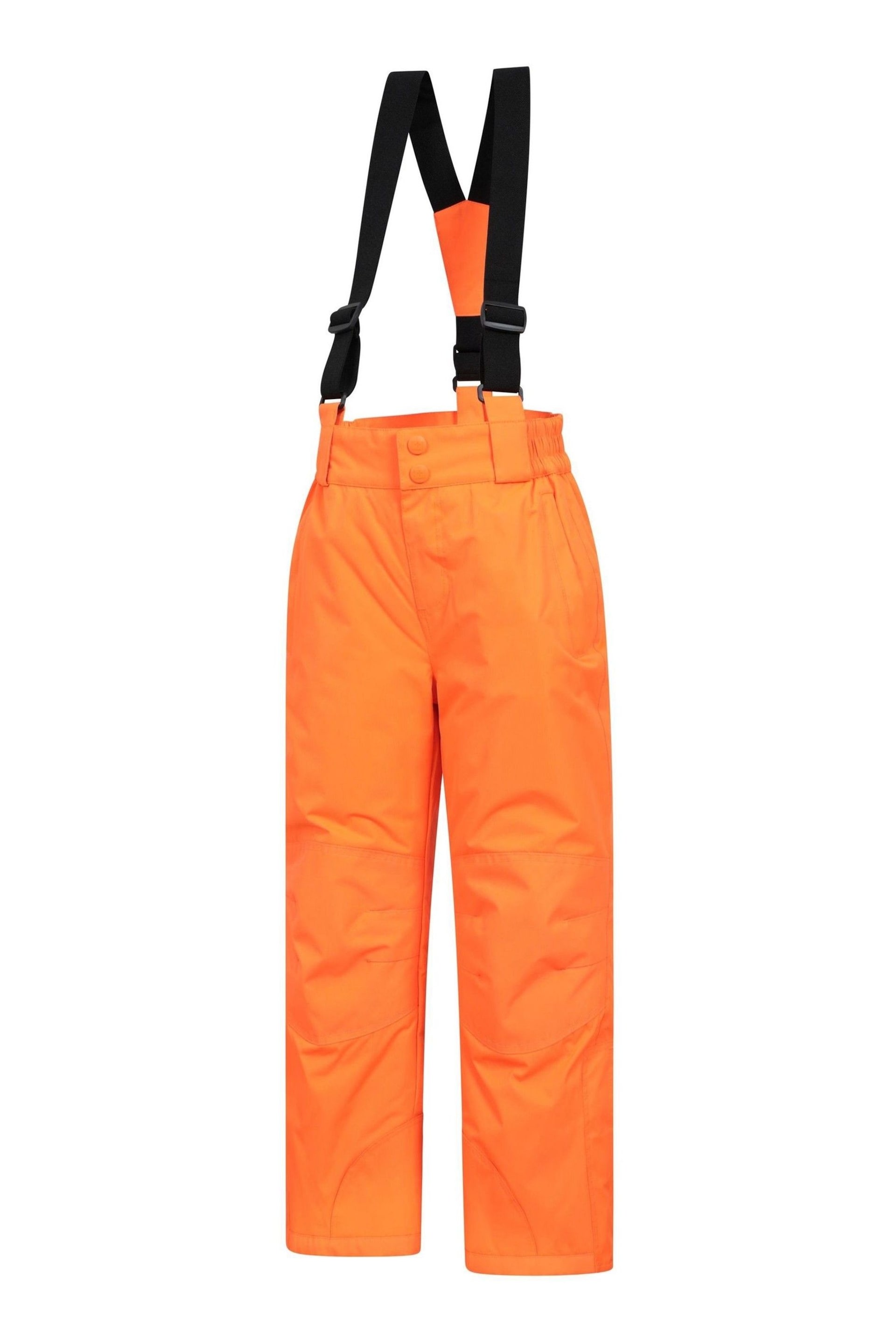 Mountain Warehouse Orange Raptor Snow Kids Trousers - Image 2 of 6