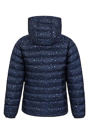 Mountain Warehouse Blue Kids Seasons Printed Water Resistant Padded Jacket - Image 2 of 5