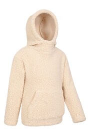 Mountain Warehouse Natural Kids Borg Fleece Hoodie - Image 1 of 5