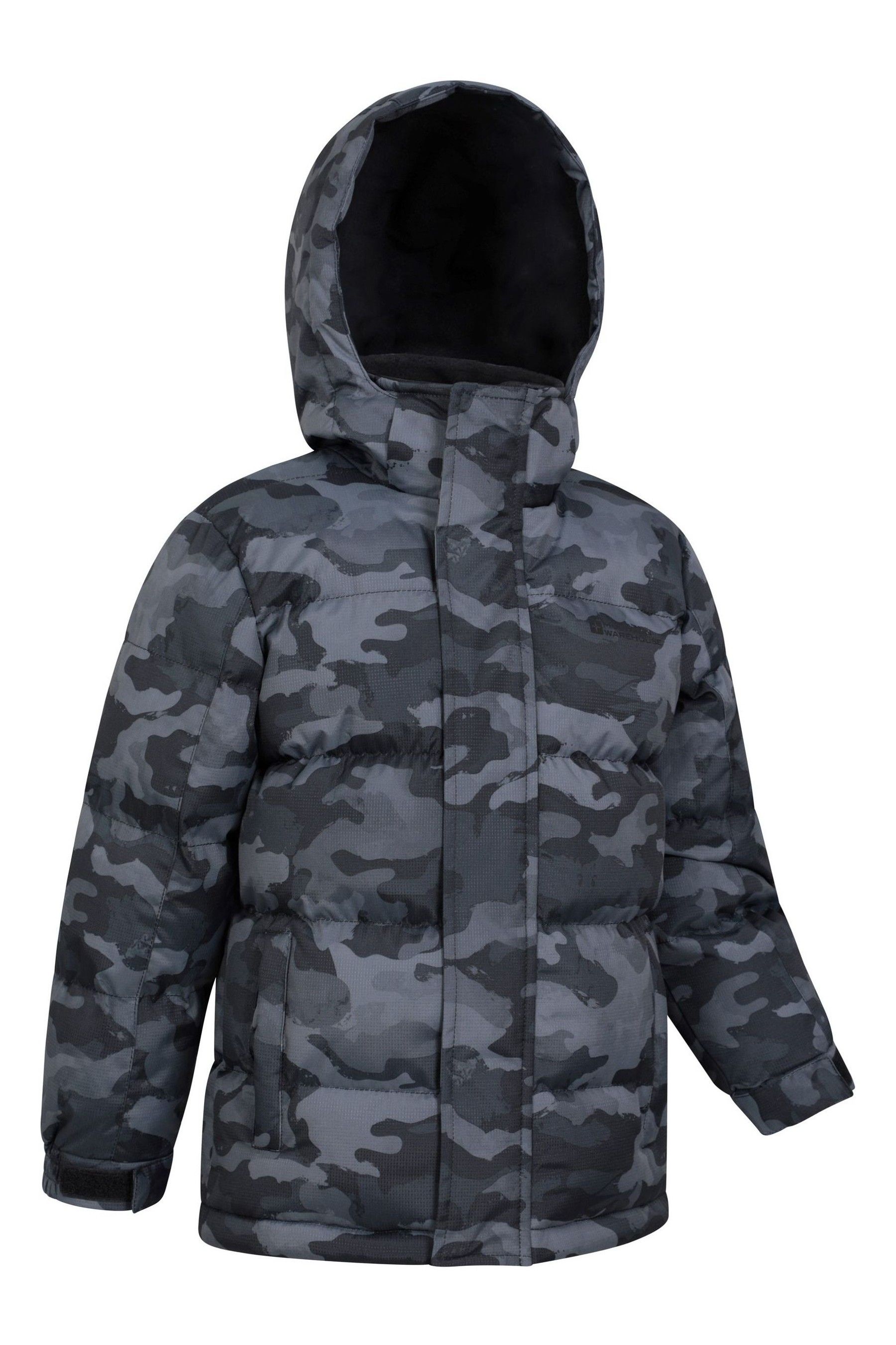 Mountain Warehouse Navy Blue Kids Printed Snow Jacket
