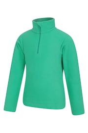 Mountain Warehouse Green Camber II Kids Half Zip Fleece - Image 2 of 3