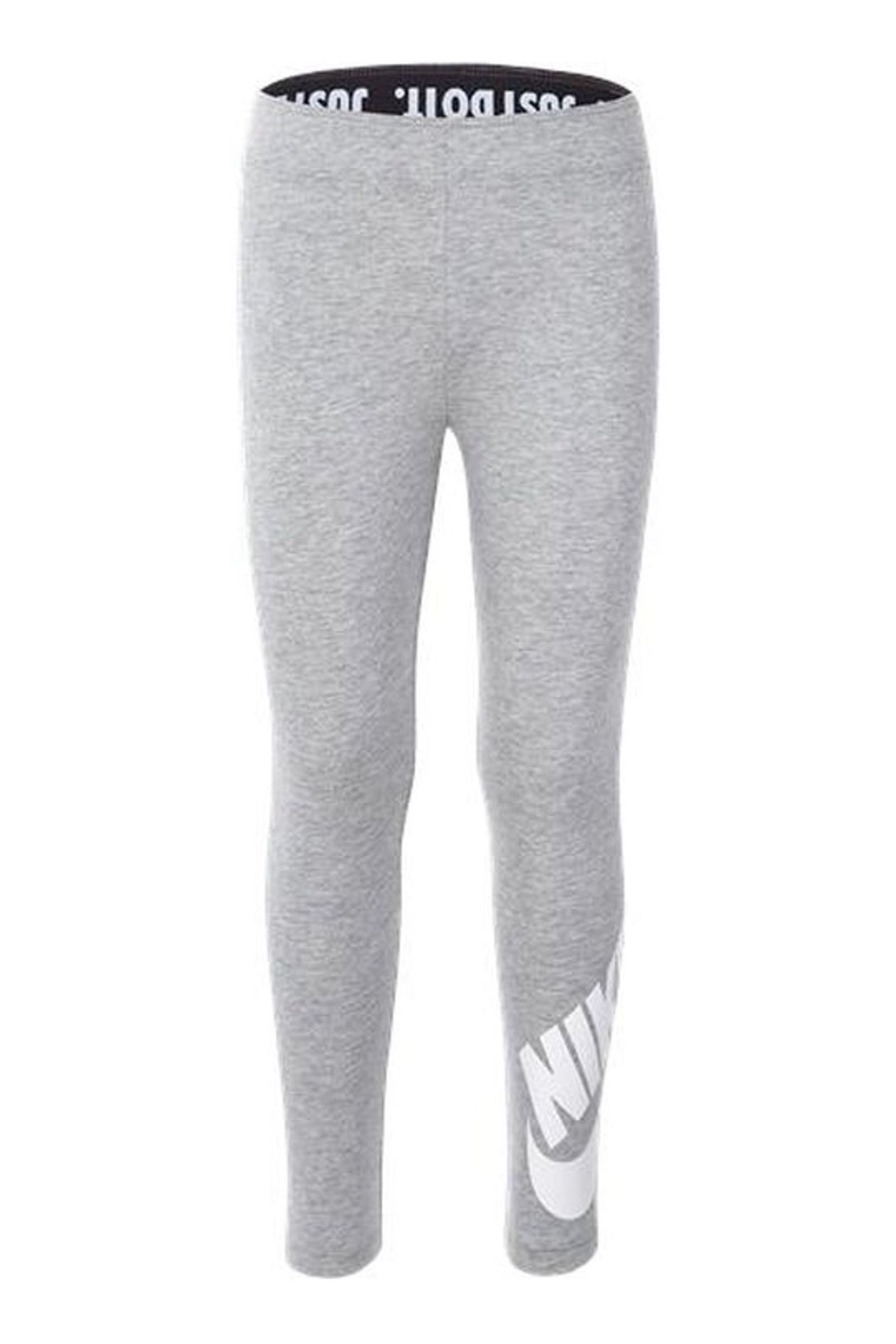Buy Nike Grey Little Kids Cotton Leggings from Next Luxembourg