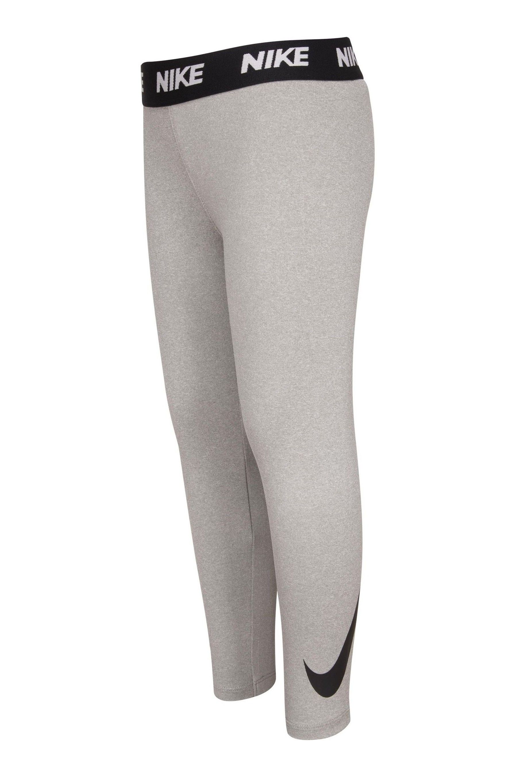 Nike grey swoosh leggings on sale