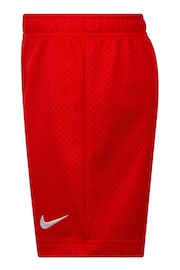 Nike Red Mesh Little Kids Shorts - Image 4 of 4