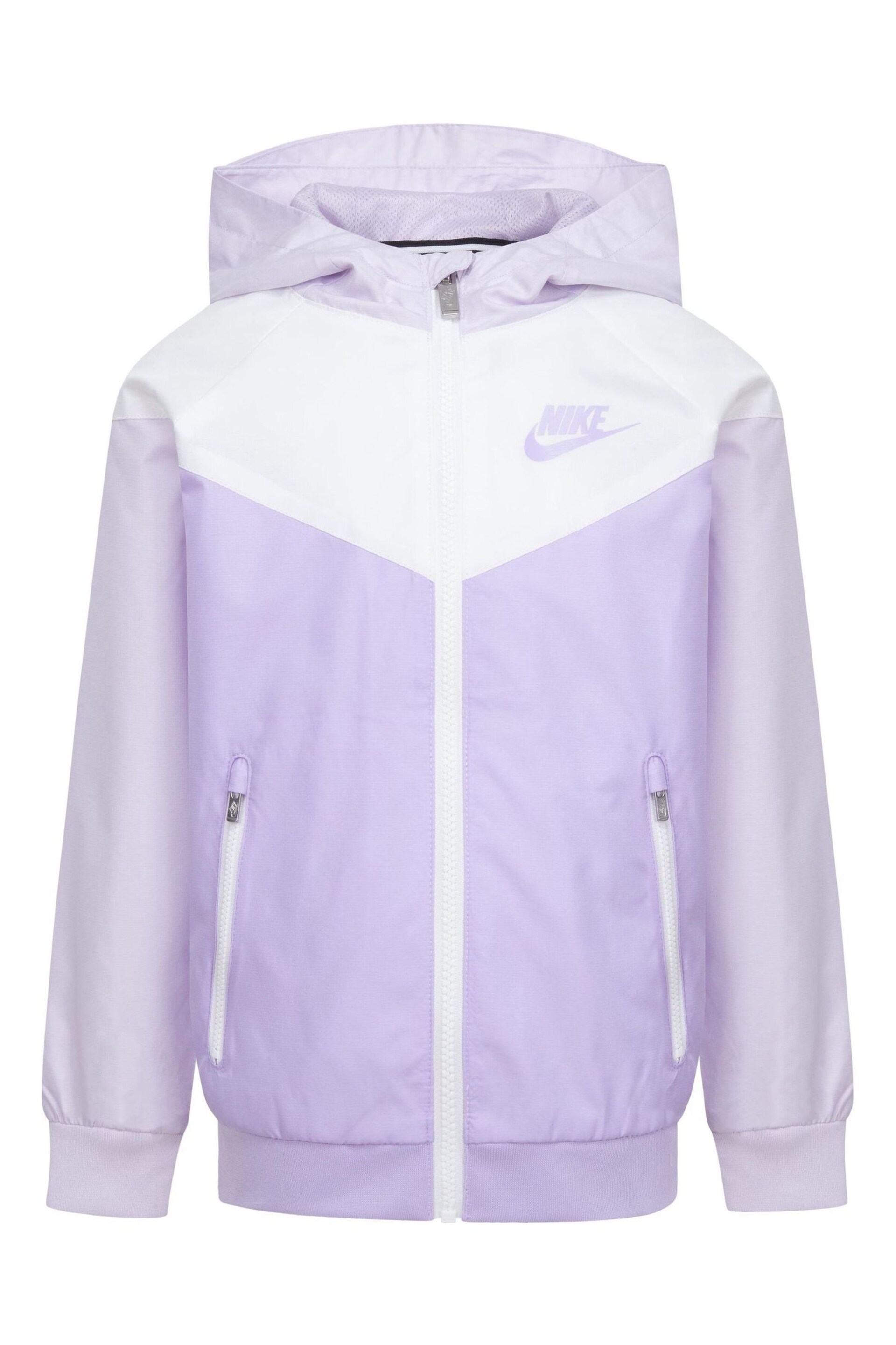 Nike Purple Little Kids Wind Runner Jacket - Image 1 of 3