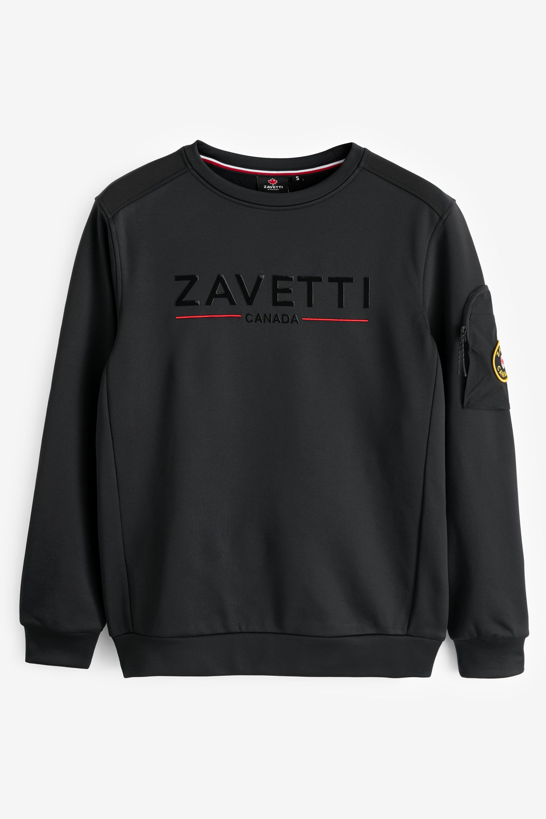Buy Zavetti Canada Daletto Black Sweater from Next Luxembourg