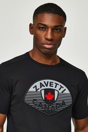 Zavetti Canada Black Botticini Reflective T-Shirt - Image 5 of 6