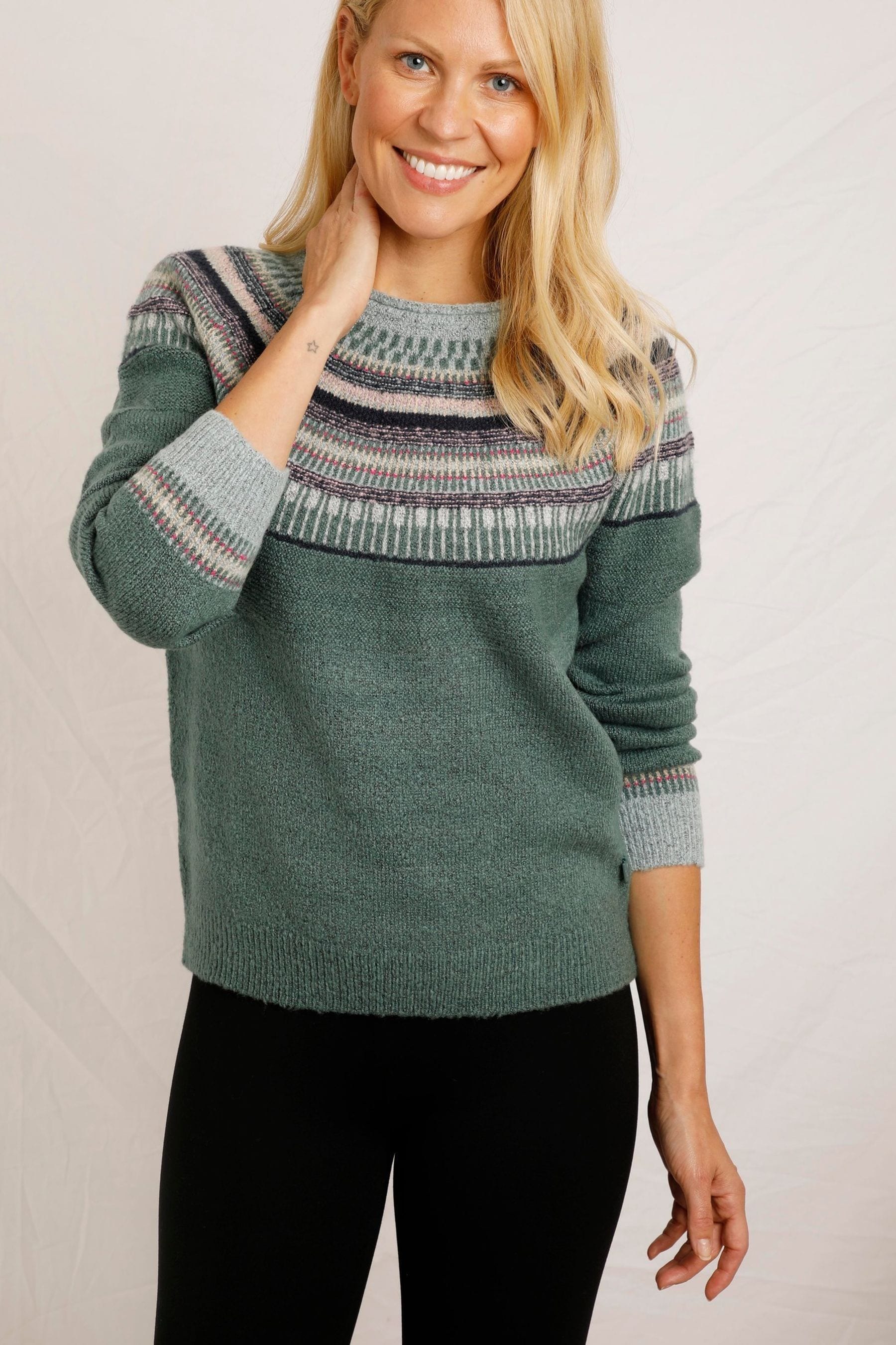 Weird fish fairisle jumper store
