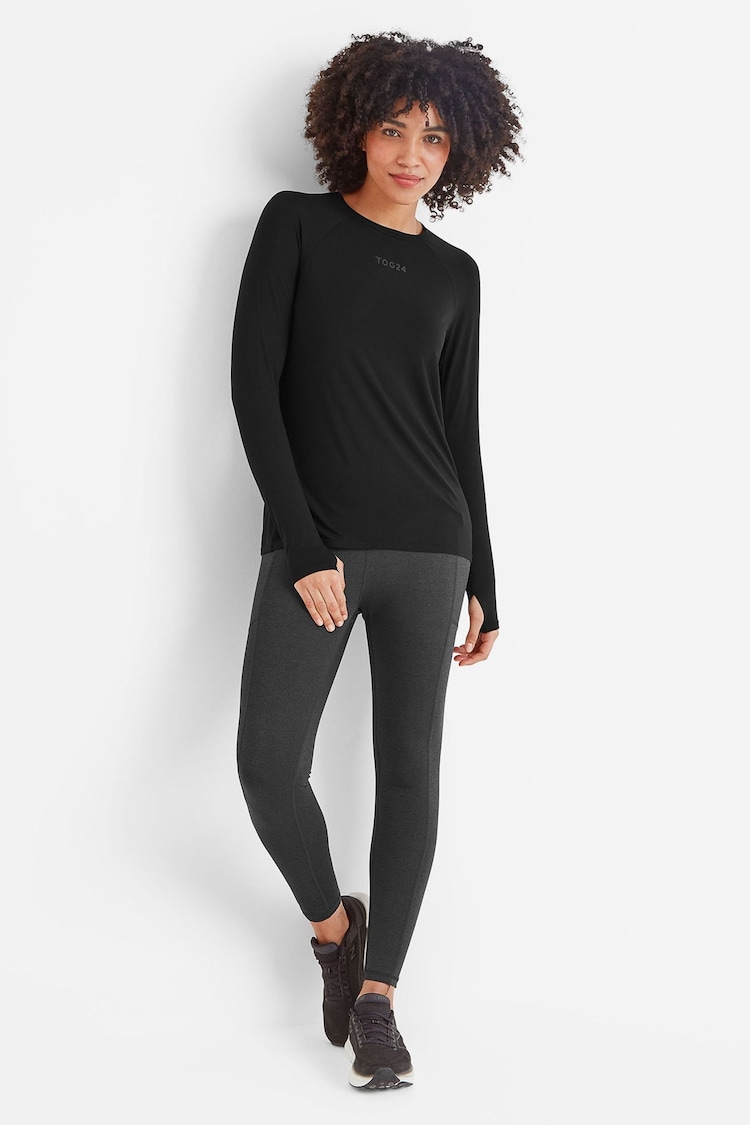 Tog 24 Black Hollier Long Sleeve Sports Top - Image 1 of 5