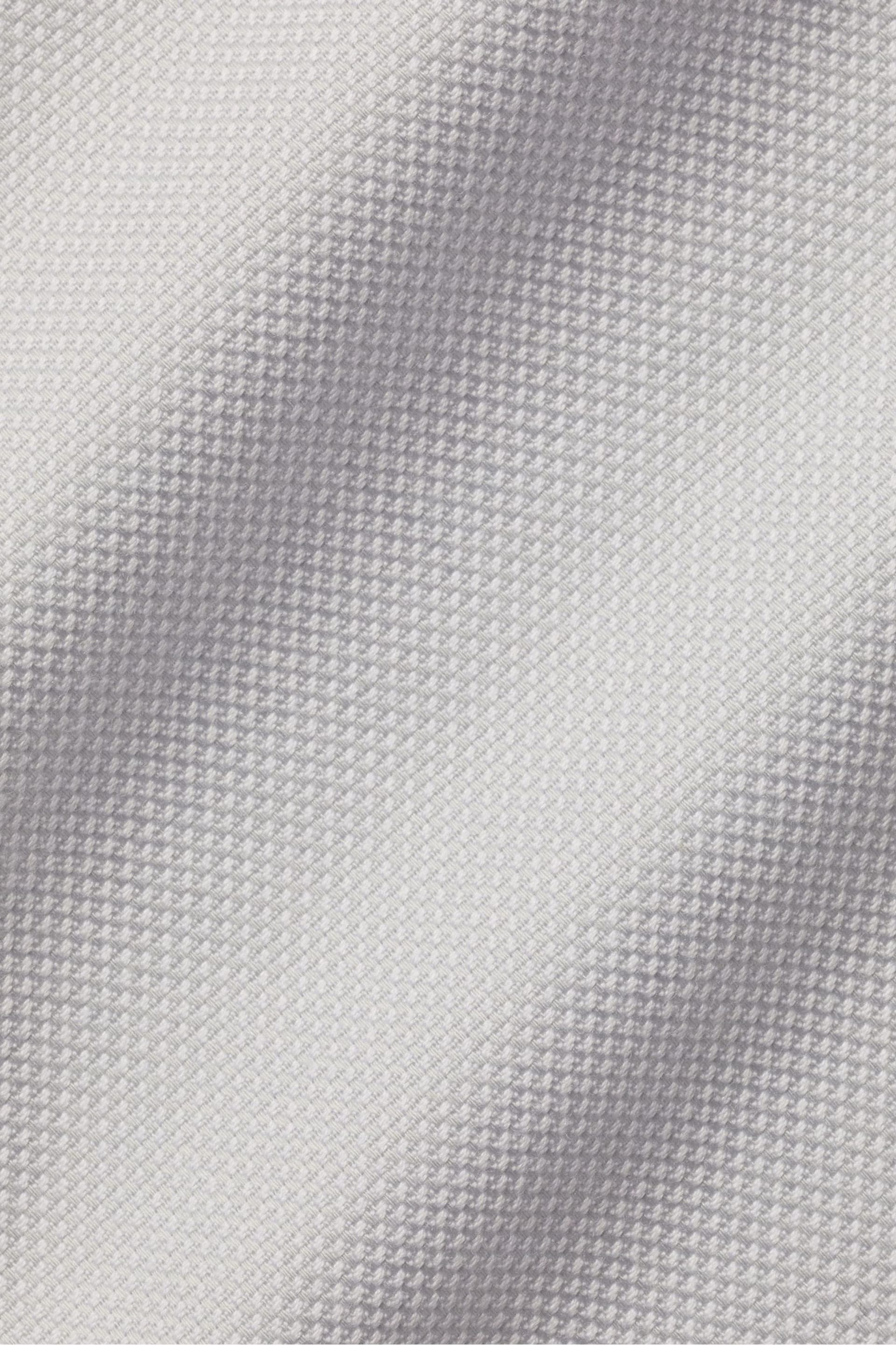 Charles Tyrwhitt Grey Non-iron  Oxford Slim Fit Shirt - Image 6 of 6