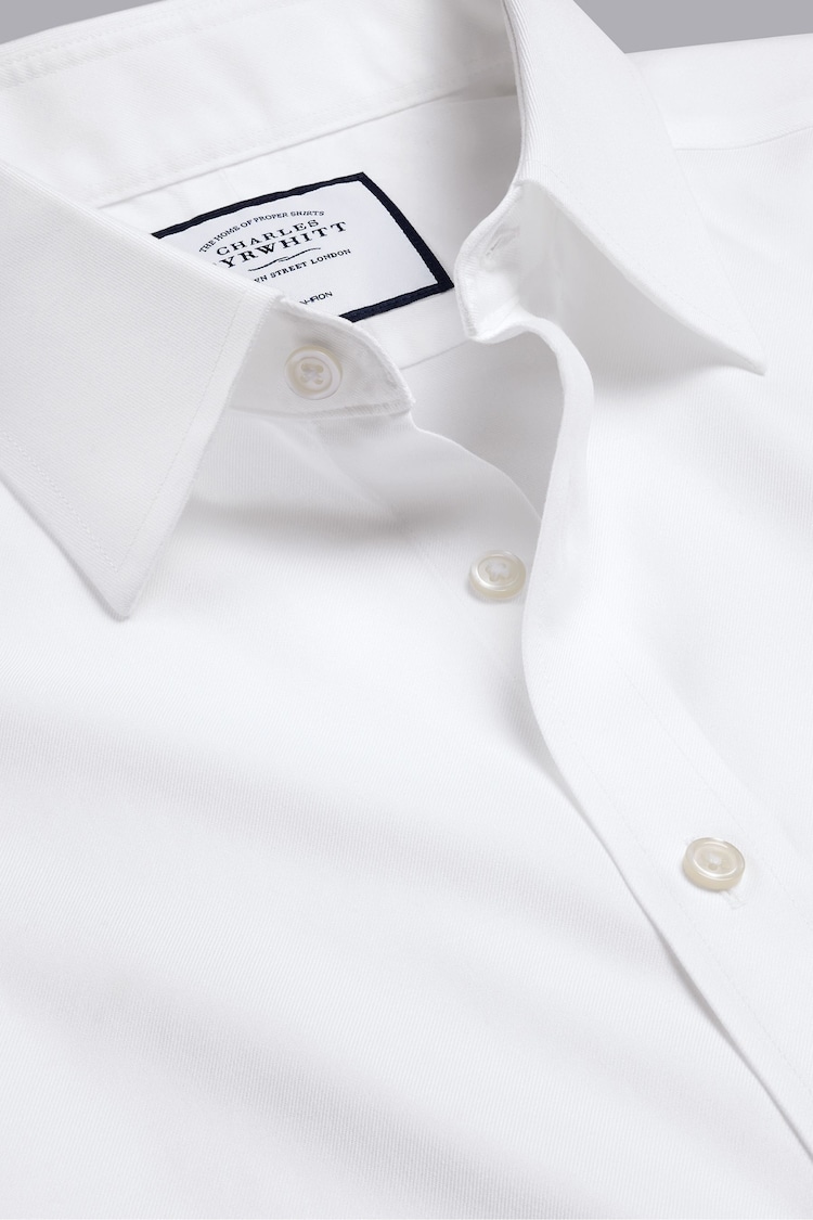 Charles Tyrwhitt Non-iron Twill Slim Fit 100% Cotton Shirt - Image 6 of 6