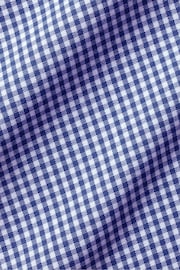 Charles Tyrwhitt Dark blue Mini Slim-FitGingham Check Non-iron Poplin CA Shirt - Image 6 of 6