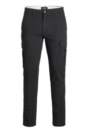 JACK & JONES JUNIOR Cargo Black Trousers - Image 6 of 7