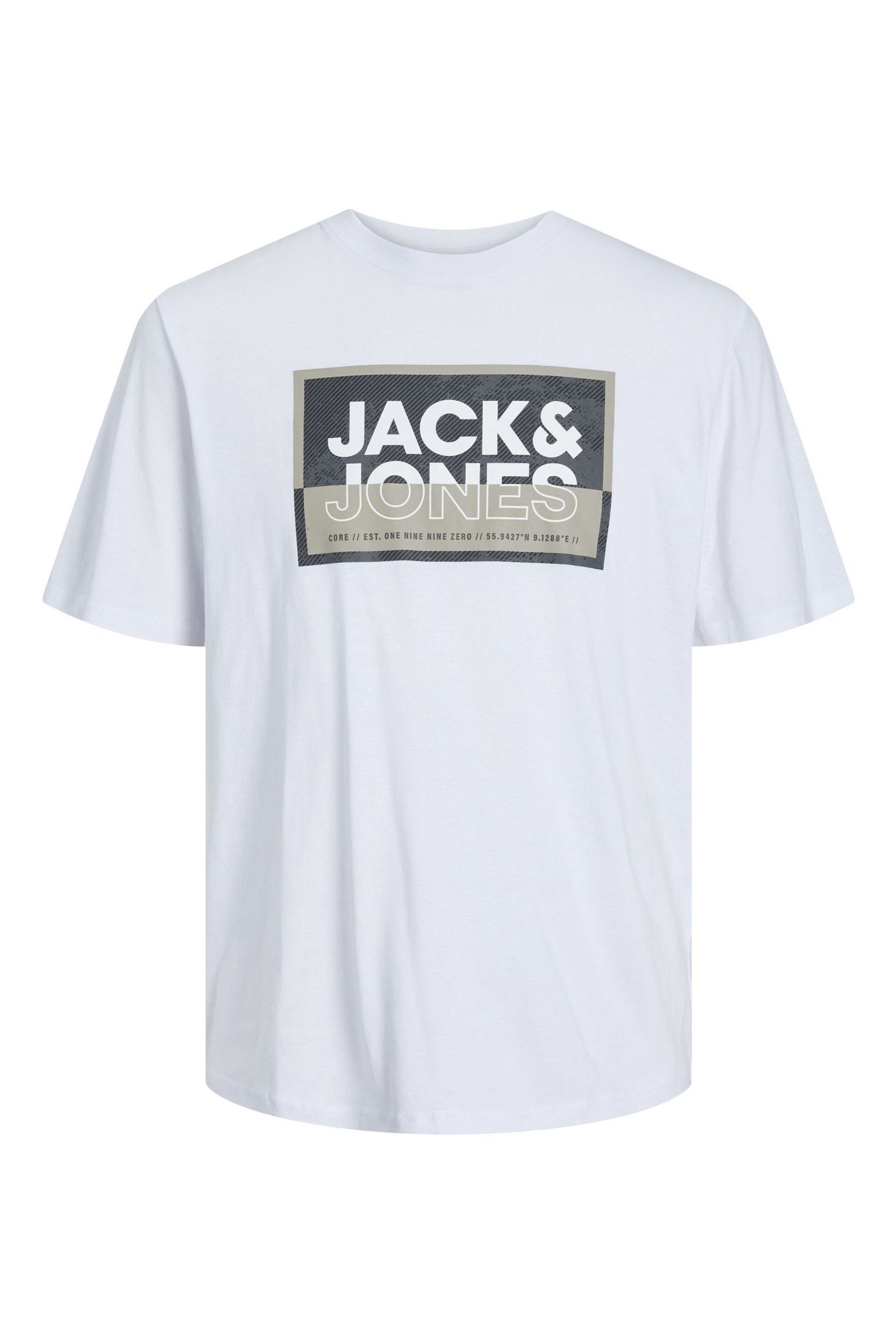JACK & JONES JUNIOR Blue Crew Neck T-Shirts Pack - Image 2 of 3