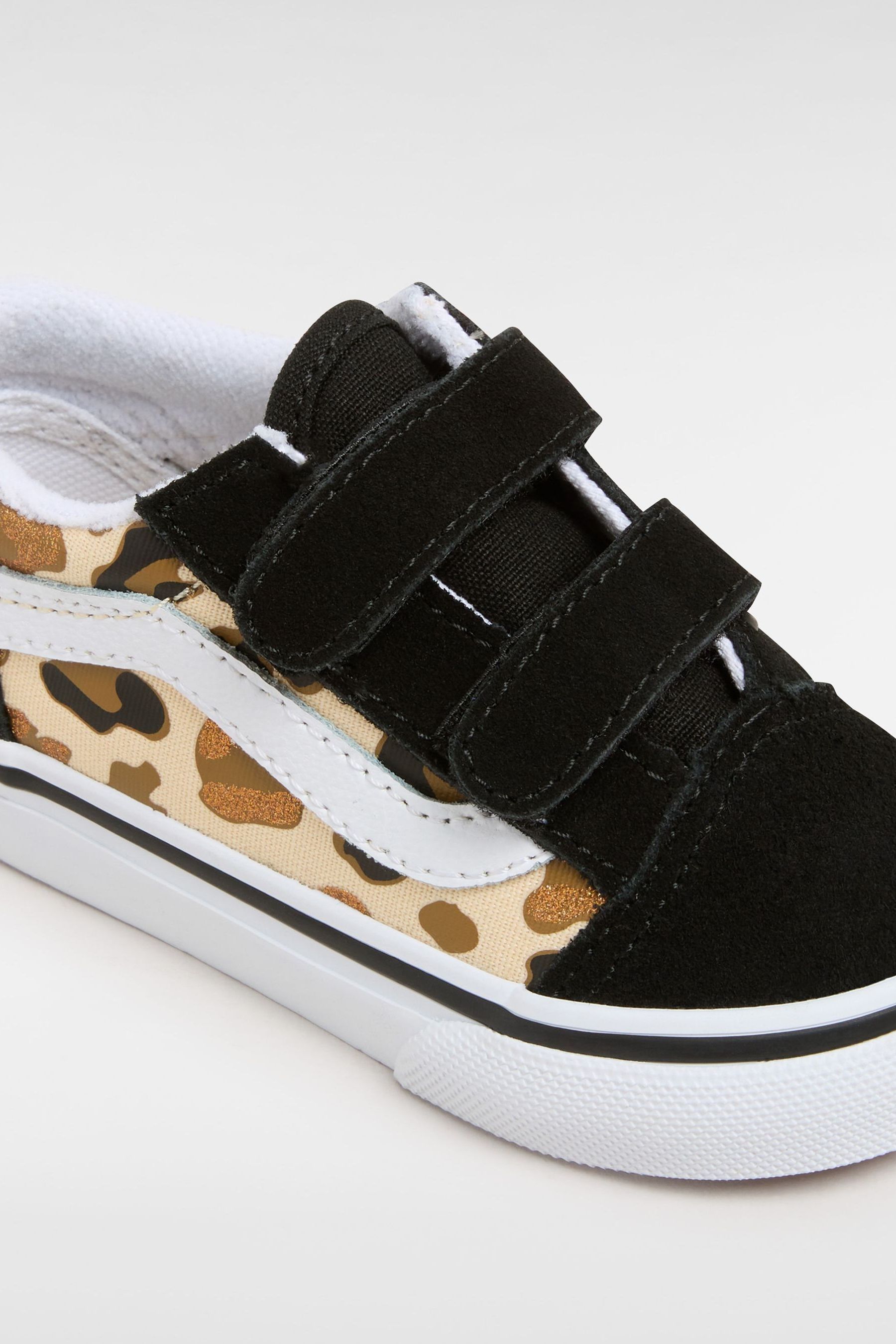 Buy Vans Girls Old Skool Velcro Black Trainers from the Next UK online shop