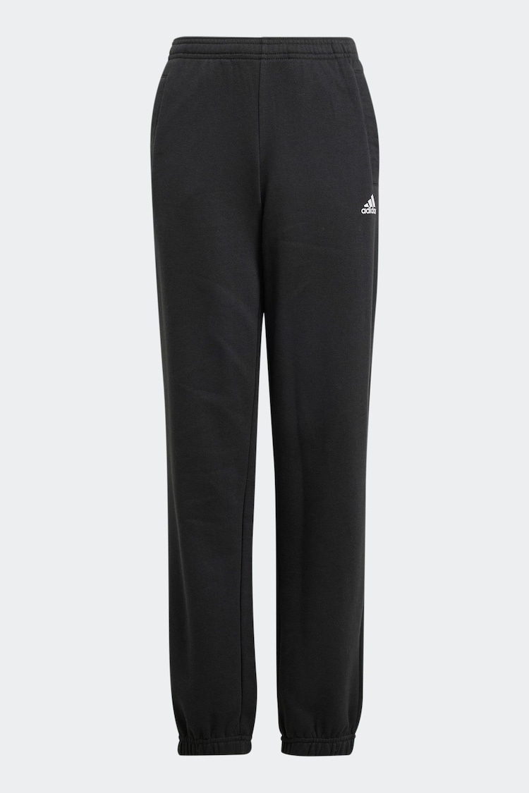 adidas Black Kids Essentials Small Logo Feel Cozy Fleece Joggers - Image 4 of 4