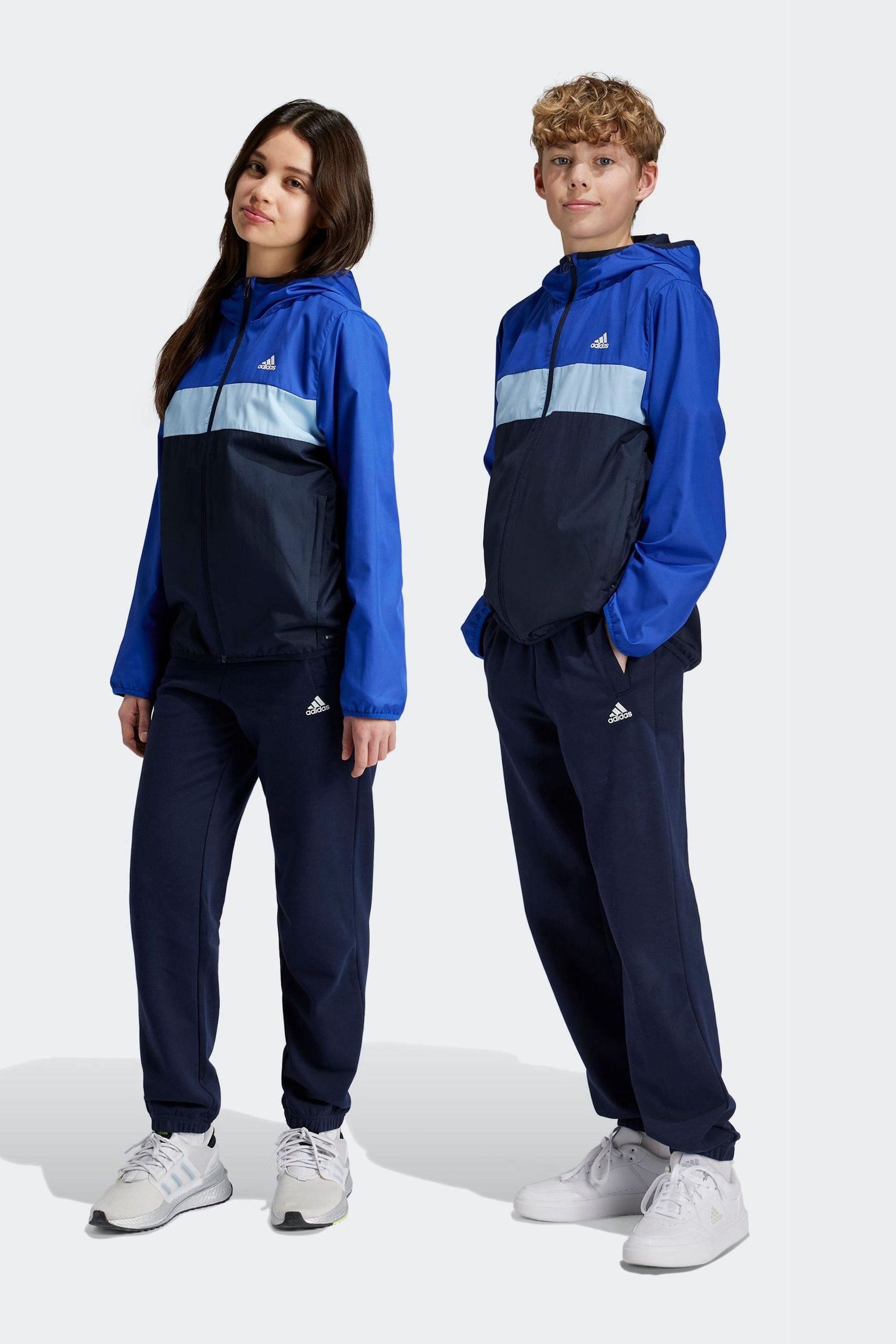 Buy adidas Navy Kids Essentials Small Logo Feel Cozy Fleece Joggers from Next Luxembourg