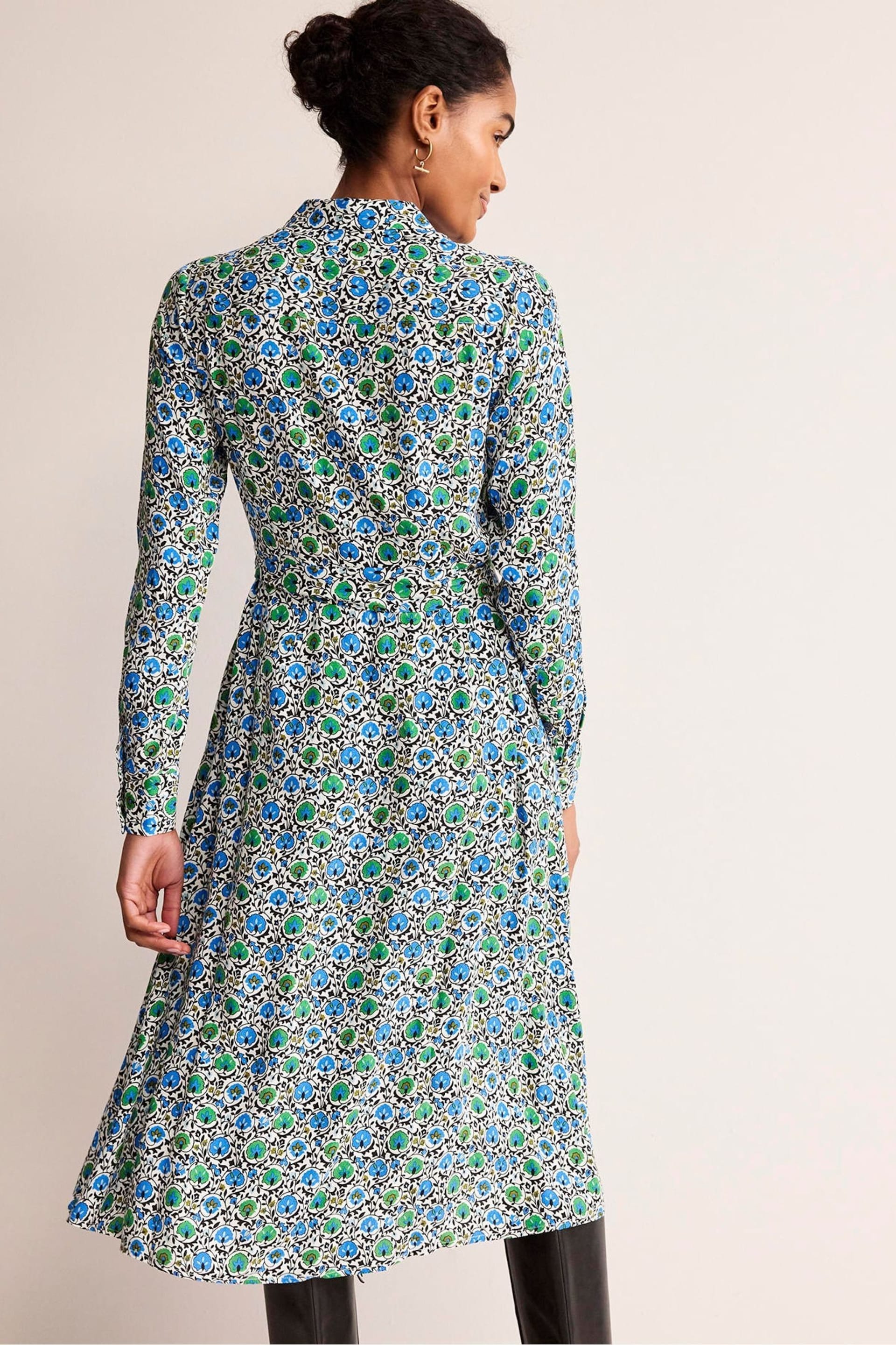 Boden Green Petite Kate Midi Shirt Dress - Image 3 of 5