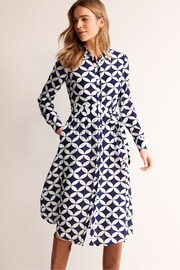 Boden Blue Petite Kate Midi Shirt Dress - Image 1 of 5