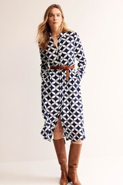 Boden Blue Petite Kate Midi Shirt Dress - Image 3 of 5