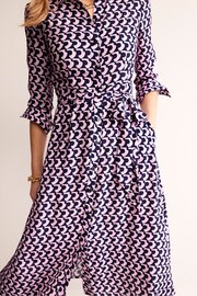 Boden Pink Petite Kate Midi Shirt Dress - Image 2 of 5