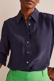 Boden Blue Ground Sienna Linen Shirt - Image 3 of 5