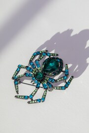 Jon Richard Black Gift Boxed Jewelled Spider Brooch - Image 2 of 2