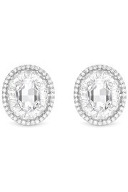 Jon Richard Silver Cubic Zirconia Statement Crystal Stud Earrings - Image 1 of 2