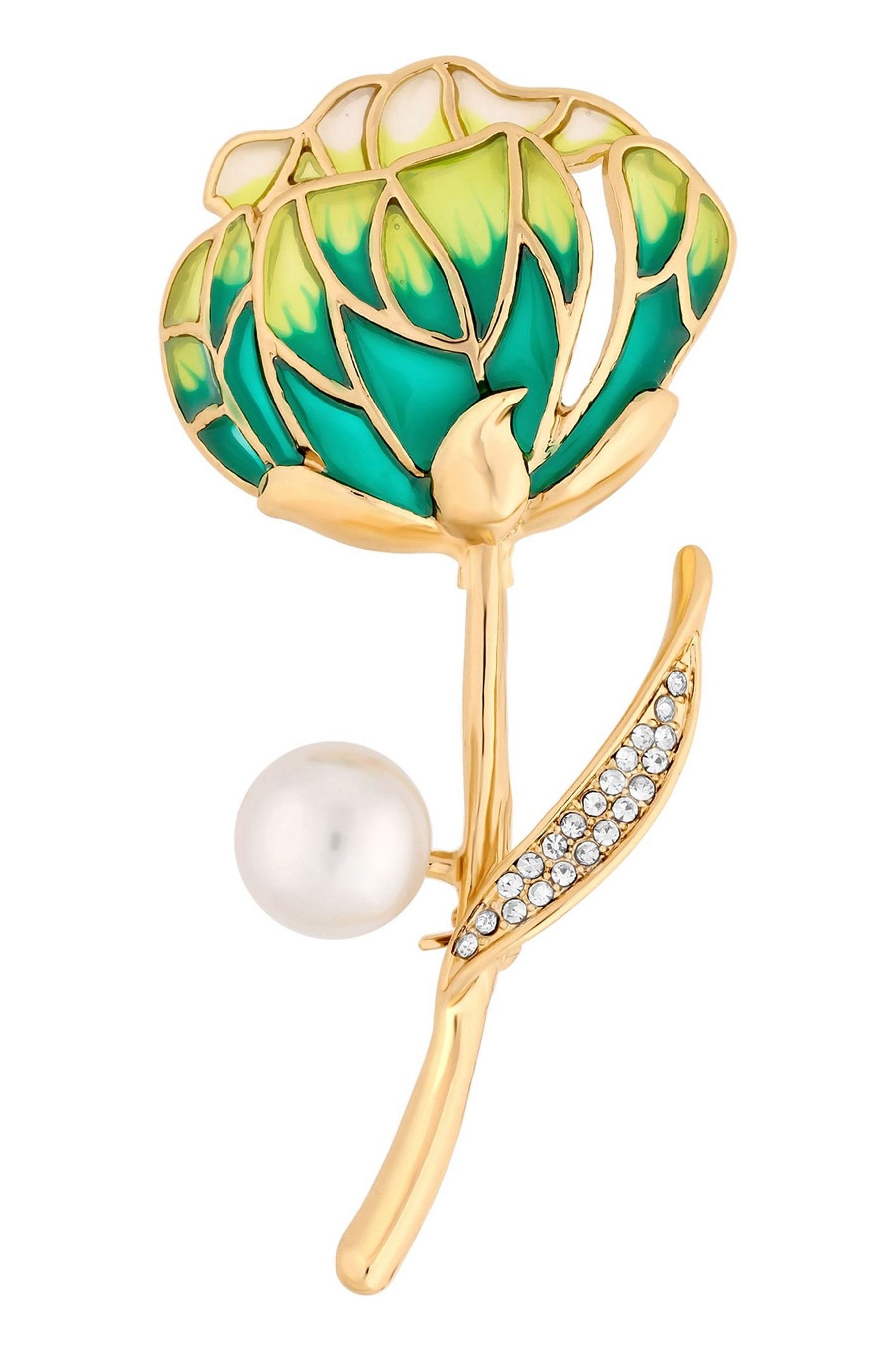 Buy Jon Richard Gold Tone Gift Boxed Floral Brooch from Next Canada