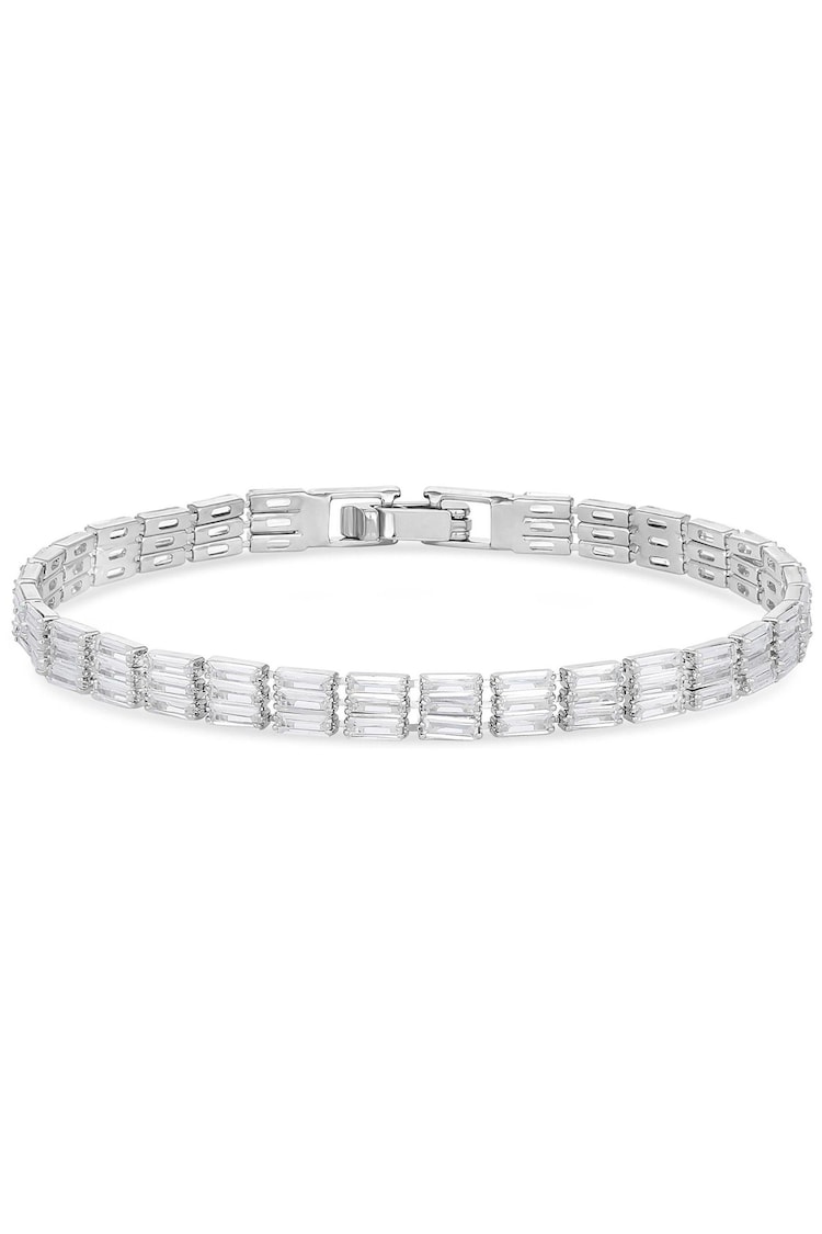 Jon Richard Silver Tone Multi Baguette Bracelet - Image 1 of 3