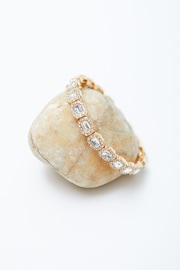 Jon Richard Gold Tone Crystal Stretch Bracelet - Image 2 of 3