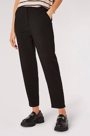 Apricot Black Pintuck Cigarette Trousers - Image 1 of 4