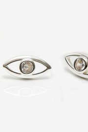 Simply Silver Sterling Silver Mini Evil Eye Stud Earrings - Image 3 of 3