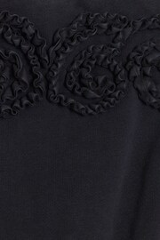 River Island Black Girls Cornelli Bardot Jumper - Image 4 of 4