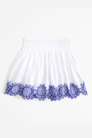 Abercrombie & Fitch Printed Boho White Skirt - Image 1 of 2