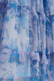 River Island Blue Girls Floral Dress - Image 4 of 4