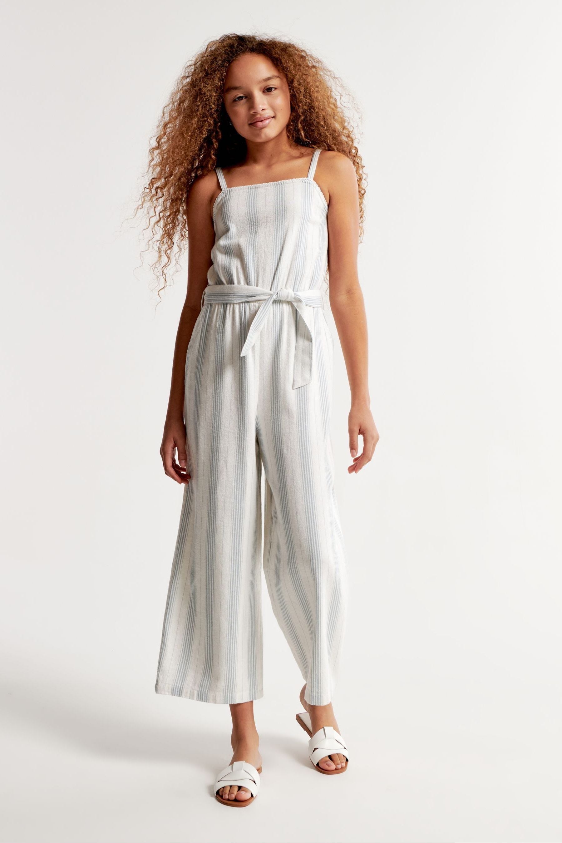 Abercrombie striped fashion jumpsuit